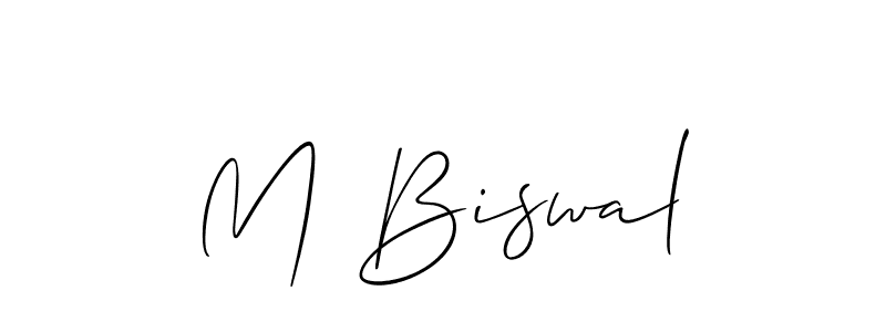 Here are the top 10 professional signature styles for the name M Biswal. These are the best autograph styles you can use for your name. M Biswal signature style 2 images and pictures png