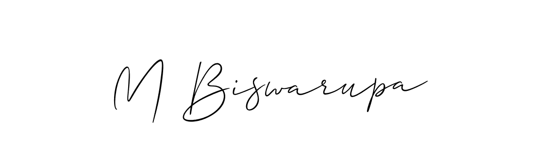 How to Draw M Biswarupa signature style? Allison_Script is a latest design signature styles for name M Biswarupa. M Biswarupa signature style 2 images and pictures png