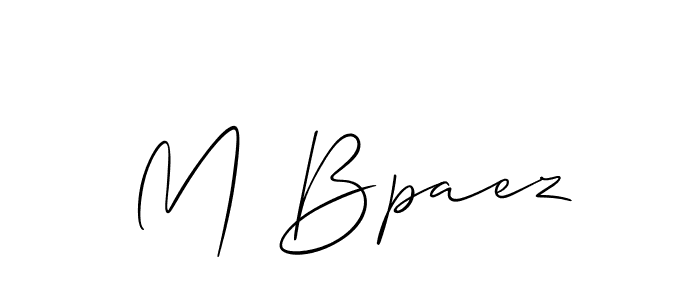 It looks lik you need a new signature style for name M Bpaez. Design unique handwritten (Allison_Script) signature with our free signature maker in just a few clicks. M Bpaez signature style 2 images and pictures png