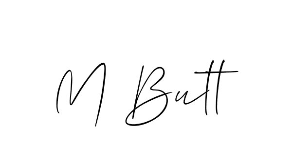 This is the best signature style for the M Butt name. Also you like these signature font (Allison_Script). Mix name signature. M Butt signature style 2 images and pictures png