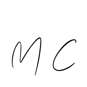 Best and Professional Signature Style for M C. Allison_Script Best Signature Style Collection. M C signature style 2 images and pictures png