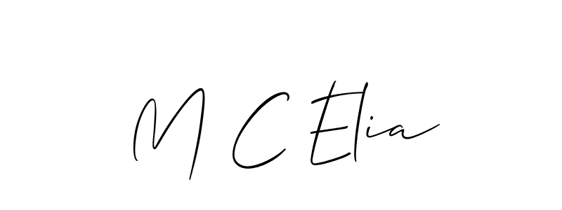 See photos of M C Elia official signature by Spectra . Check more albums & portfolios. Read reviews & check more about Allison_Script font. M C Elia signature style 2 images and pictures png