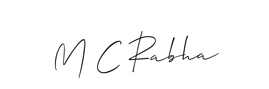 Make a short M C Rabha signature style. Manage your documents anywhere anytime using Allison_Script. Create and add eSignatures, submit forms, share and send files easily. M C Rabha signature style 2 images and pictures png