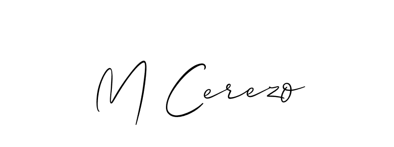 Similarly Allison_Script is the best handwritten signature design. Signature creator online .You can use it as an online autograph creator for name M Cerezo. M Cerezo signature style 2 images and pictures png