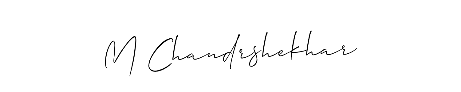 Best and Professional Signature Style for M Chandrshekhar. Allison_Script Best Signature Style Collection. M Chandrshekhar signature style 2 images and pictures png