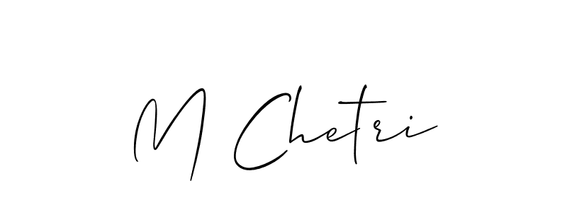 Make a beautiful signature design for name M Chetri. Use this online signature maker to create a handwritten signature for free. M Chetri signature style 2 images and pictures png