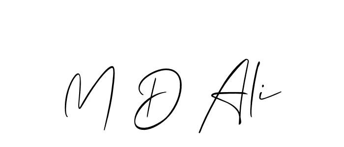 You can use this online signature creator to create a handwritten signature for the name M D Ali. This is the best online autograph maker. M D Ali signature style 2 images and pictures png