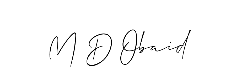 Here are the top 10 professional signature styles for the name M D Obaid. These are the best autograph styles you can use for your name. M D Obaid signature style 2 images and pictures png