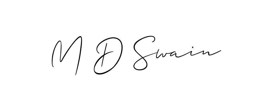 This is the best signature style for the M D Swain name. Also you like these signature font (Allison_Script). Mix name signature. M D Swain signature style 2 images and pictures png