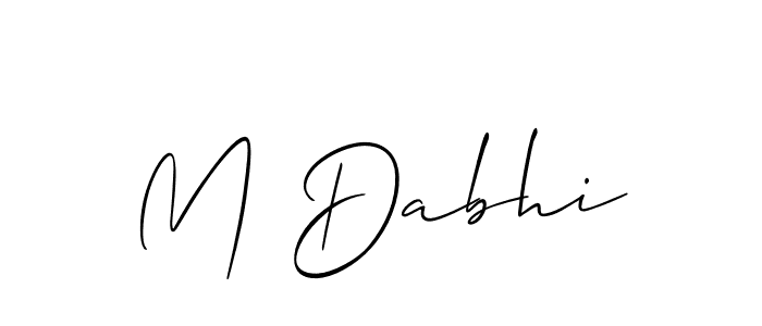 You can use this online signature creator to create a handwritten signature for the name M Dabhi. This is the best online autograph maker. M Dabhi signature style 2 images and pictures png