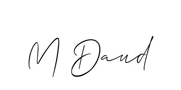 Once you've used our free online signature maker to create your best signature Allison_Script style, it's time to enjoy all of the benefits that M Daud name signing documents. M Daud signature style 2 images and pictures png