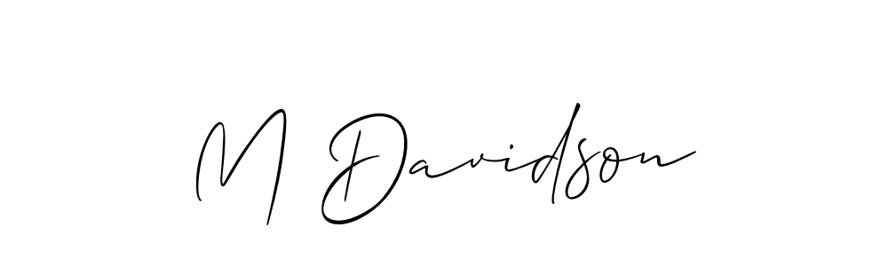 Once you've used our free online signature maker to create your best signature Allison_Script style, it's time to enjoy all of the benefits that M Davidson name signing documents. M Davidson signature style 2 images and pictures png