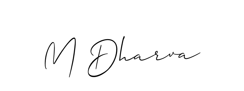 Check out images of Autograph of M Dharva name. Actor M Dharva Signature Style. Allison_Script is a professional sign style online. M Dharva signature style 2 images and pictures png