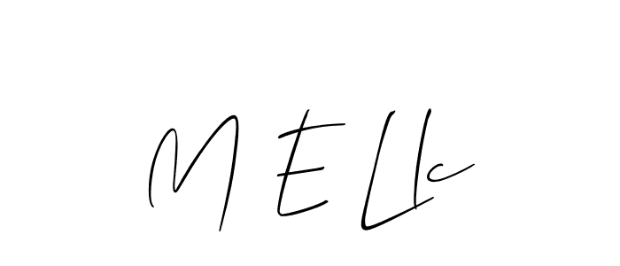 Once you've used our free online signature maker to create your best signature Allison_Script style, it's time to enjoy all of the benefits that M E Llc name signing documents. M E Llc signature style 2 images and pictures png