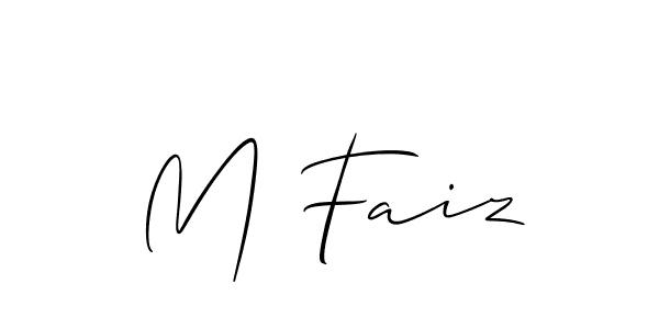 Once you've used our free online signature maker to create your best signature Allison_Script style, it's time to enjoy all of the benefits that M Faiz name signing documents. M Faiz signature style 2 images and pictures png