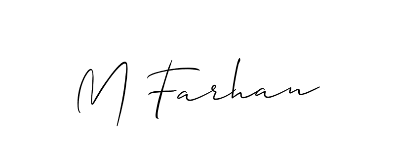 This is the best signature style for the M Farhan name. Also you like these signature font (Allison_Script). Mix name signature. M Farhan signature style 2 images and pictures png