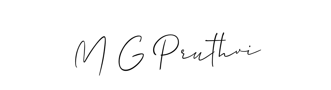 Once you've used our free online signature maker to create your best signature Allison_Script style, it's time to enjoy all of the benefits that M G Pruthvi name signing documents. M G Pruthvi signature style 2 images and pictures png