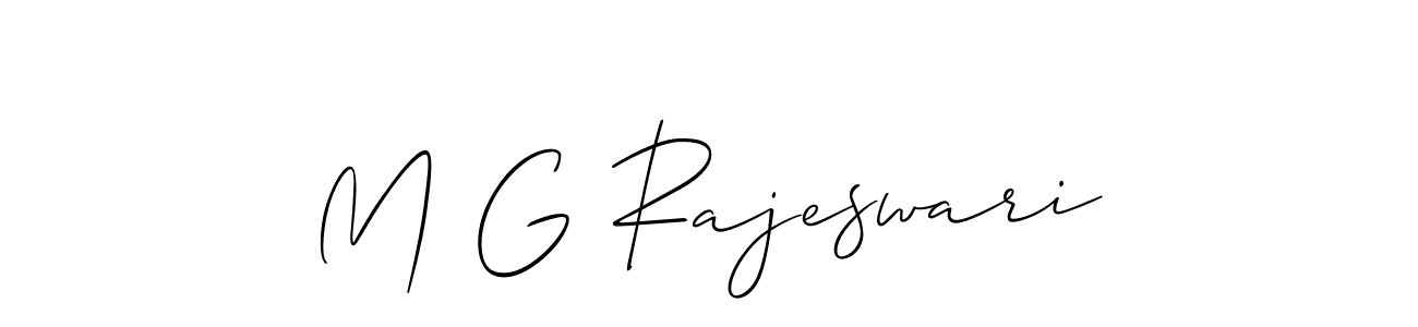 You can use this online signature creator to create a handwritten signature for the name M G Rajeswari. This is the best online autograph maker. M G Rajeswari signature style 2 images and pictures png