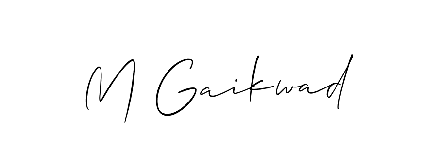 Once you've used our free online signature maker to create your best signature Allison_Script style, it's time to enjoy all of the benefits that M Gaikwad name signing documents. M Gaikwad signature style 2 images and pictures png