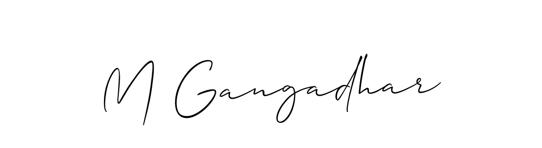 This is the best signature style for the M Gangadhar name. Also you like these signature font (Allison_Script). Mix name signature. M Gangadhar signature style 2 images and pictures png