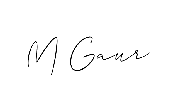 Here are the top 10 professional signature styles for the name M Gaur. These are the best autograph styles you can use for your name. M Gaur signature style 2 images and pictures png