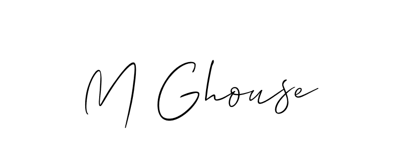 Once you've used our free online signature maker to create your best signature Allison_Script style, it's time to enjoy all of the benefits that M Ghouse name signing documents. M Ghouse signature style 2 images and pictures png