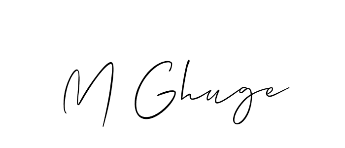 Once you've used our free online signature maker to create your best signature Allison_Script style, it's time to enjoy all of the benefits that M Ghuge name signing documents. M Ghuge signature style 2 images and pictures png