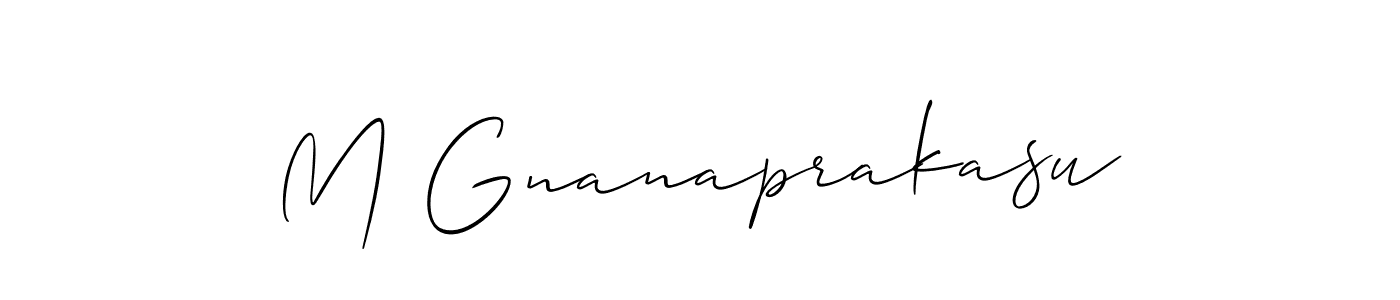 Once you've used our free online signature maker to create your best signature Allison_Script style, it's time to enjoy all of the benefits that M Gnanaprakasu name signing documents. M Gnanaprakasu signature style 2 images and pictures png