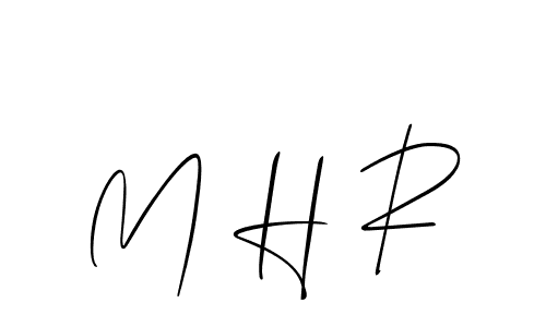 Here are the top 10 professional signature styles for the name M H R. These are the best autograph styles you can use for your name. M H R signature style 2 images and pictures png