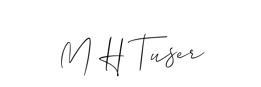 This is the best signature style for the M H Tuser name. Also you like these signature font (Allison_Script). Mix name signature. M H Tuser signature style 2 images and pictures png