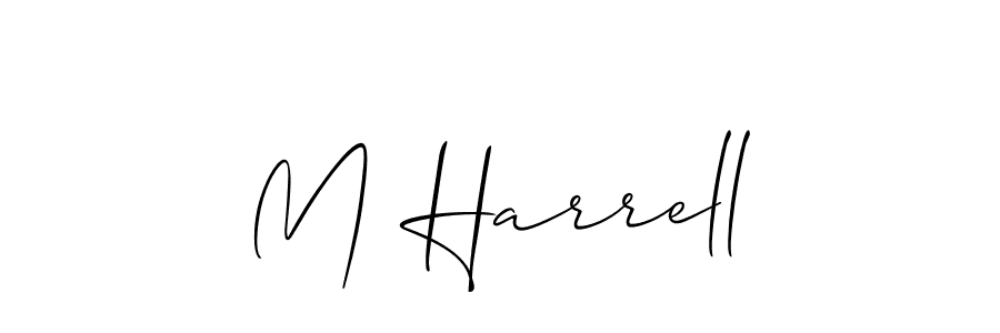 This is the best signature style for the M Harrell name. Also you like these signature font (Allison_Script). Mix name signature. M Harrell signature style 2 images and pictures png