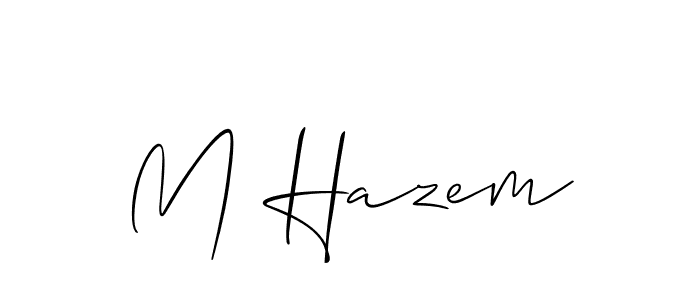 See photos of M Hazem official signature by Spectra . Check more albums & portfolios. Read reviews & check more about Allison_Script font. M Hazem signature style 2 images and pictures png