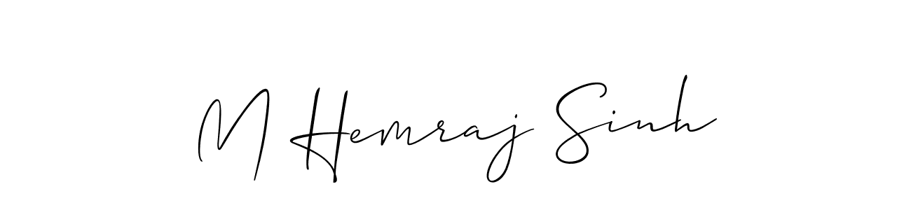 You can use this online signature creator to create a handwritten signature for the name M Hemraj Sinh. This is the best online autograph maker. M Hemraj Sinh signature style 2 images and pictures png