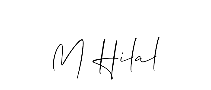 Make a short M Hilal signature style. Manage your documents anywhere anytime using Allison_Script. Create and add eSignatures, submit forms, share and send files easily. M Hilal signature style 2 images and pictures png