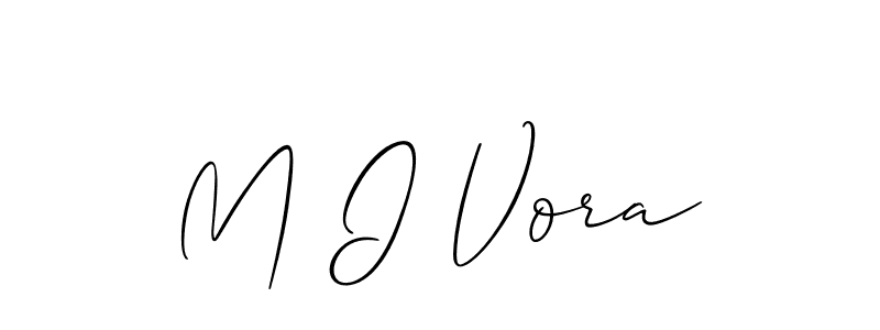 This is the best signature style for the M I Vora name. Also you like these signature font (Allison_Script). Mix name signature. M I Vora signature style 2 images and pictures png