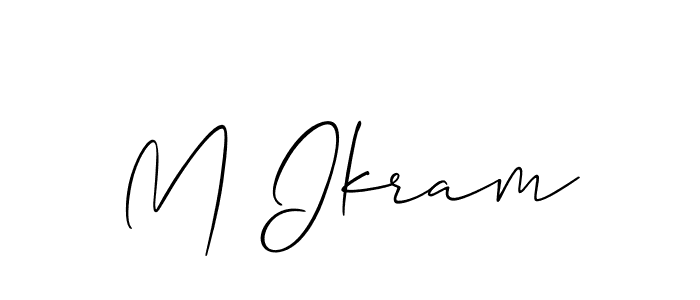 How to Draw M Ikram signature style? Allison_Script is a latest design signature styles for name M Ikram. M Ikram signature style 2 images and pictures png