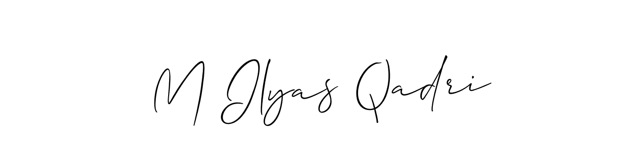 Make a short M Ilyas Qadri signature style. Manage your documents anywhere anytime using Allison_Script. Create and add eSignatures, submit forms, share and send files easily. M Ilyas Qadri signature style 2 images and pictures png