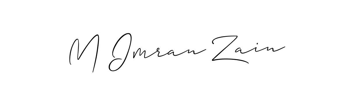 Once you've used our free online signature maker to create your best signature Allison_Script style, it's time to enjoy all of the benefits that M Imran Zain name signing documents. M Imran Zain signature style 2 images and pictures png