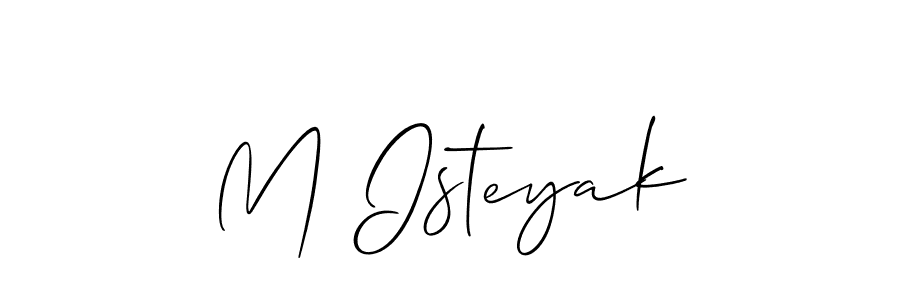 Similarly Allison_Script is the best handwritten signature design. Signature creator online .You can use it as an online autograph creator for name M Isteyak. M Isteyak signature style 2 images and pictures png