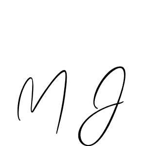 Use a signature maker to create a handwritten signature online. With this signature software, you can design (Allison_Script) your own signature for name M J. M J signature style 2 images and pictures png