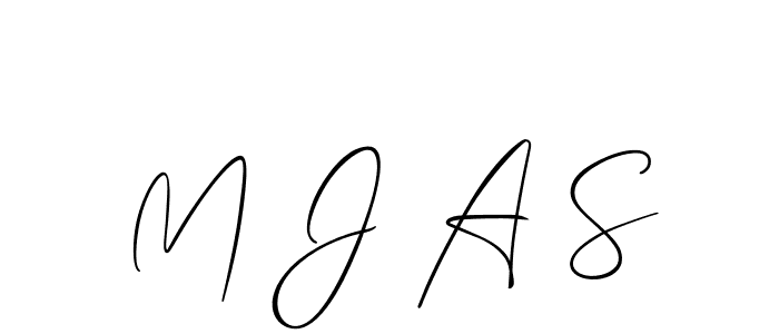 Once you've used our free online signature maker to create your best signature Allison_Script style, it's time to enjoy all of the benefits that M J A S name signing documents. M J A S signature style 2 images and pictures png