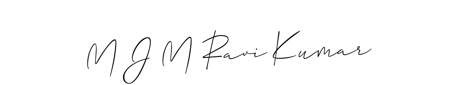 You can use this online signature creator to create a handwritten signature for the name M J M Ravi Kumar. This is the best online autograph maker. M J M Ravi Kumar signature style 2 images and pictures png