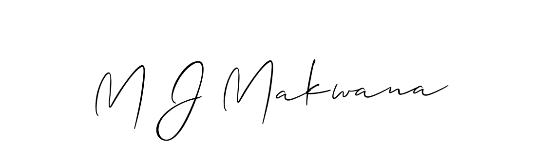 Make a beautiful signature design for name M J Makwana. Use this online signature maker to create a handwritten signature for free. M J Makwana signature style 2 images and pictures png