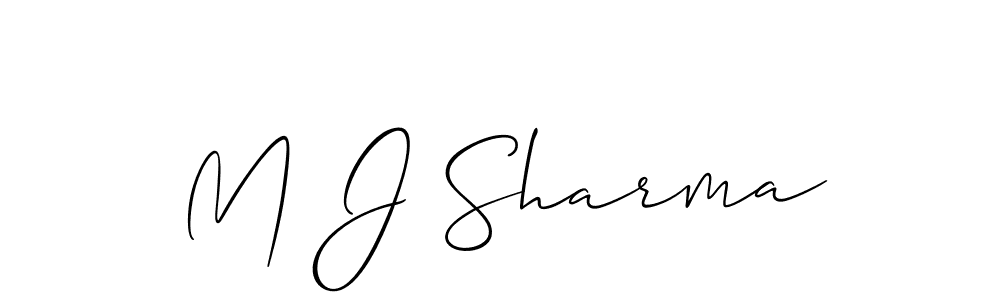 Similarly Allison_Script is the best handwritten signature design. Signature creator online .You can use it as an online autograph creator for name M J Sharma. M J Sharma signature style 2 images and pictures png