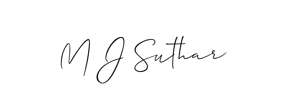 Check out images of Autograph of M J Suthar name. Actor M J Suthar Signature Style. Allison_Script is a professional sign style online. M J Suthar signature style 2 images and pictures png