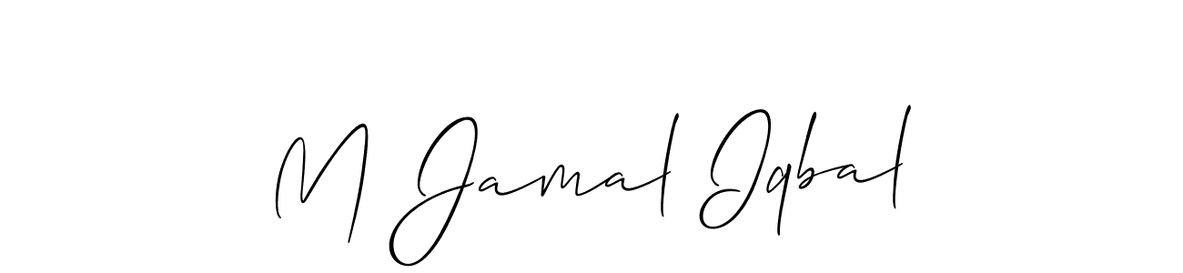 Here are the top 10 professional signature styles for the name M Jamal Iqbal. These are the best autograph styles you can use for your name. M Jamal Iqbal signature style 2 images and pictures png