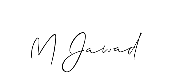 Best and Professional Signature Style for M Jawad. Allison_Script Best Signature Style Collection. M Jawad signature style 2 images and pictures png