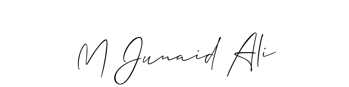 Here are the top 10 professional signature styles for the name M Junaid Ali. These are the best autograph styles you can use for your name. M Junaid Ali signature style 2 images and pictures png