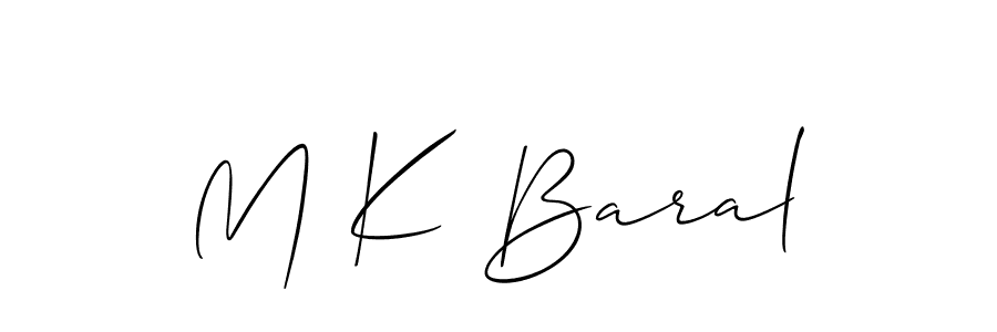 Here are the top 10 professional signature styles for the name M K Baral. These are the best autograph styles you can use for your name. M K Baral signature style 2 images and pictures png