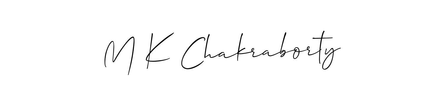 Once you've used our free online signature maker to create your best signature Allison_Script style, it's time to enjoy all of the benefits that M K Chakraborty name signing documents. M K Chakraborty signature style 2 images and pictures png